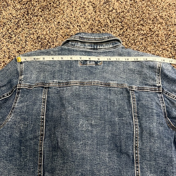 Maurices cropped distressed denim jacket - Picture 7 of 7